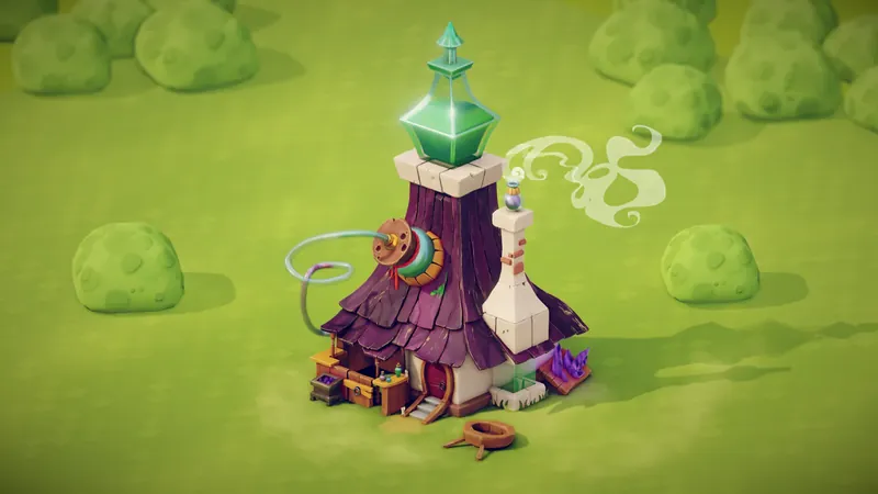 Alchemist House, game art